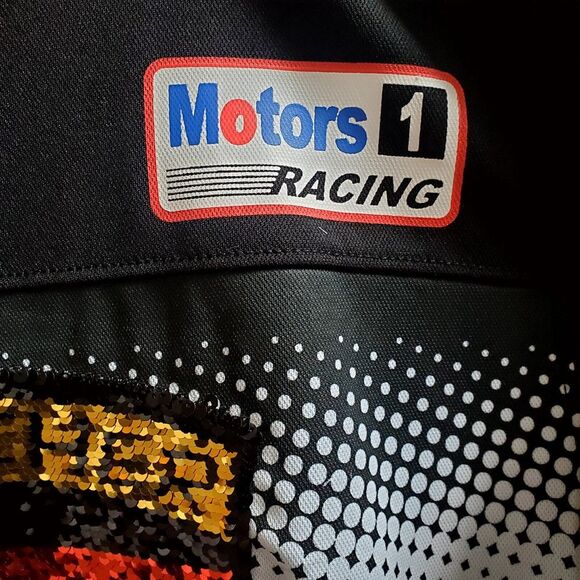 Bleecker & Mercer Jersey Audi Racing Stallion Streetwear Black/White/Red EUC - Picture 9 of 12